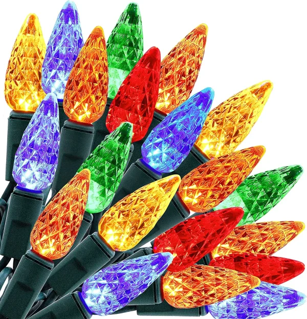 70 LED C6 Multicolor Christmas Light 22.6ft 4 70 LED C6 Multicolor Christmas Light 22.6ft - Image 2