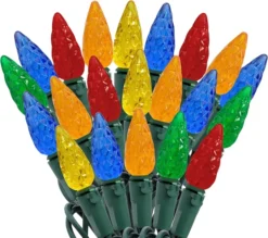 70 LED C6 Multicolor Christmas Light 22.6ft 13 70 LED C6 Multicolor Christmas Light 22.6ft -Christmas Decorations 70 Count C6 Christmas Light Multicolor 7 result 600x532 1