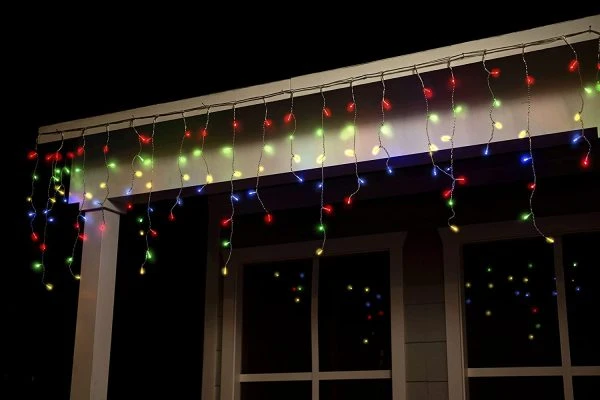 672 LED Color Changing Christmas Icicle Lights 49.6ft 4 672 LED Color Changing Christmas Icicle Lights 49.6ft - Image 2