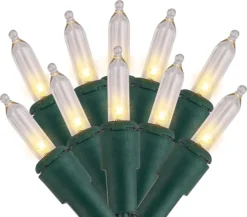 300 LED Warm White Led String Lights 26.25ft 9 300 LED Warm White Led String Lights 26.25ft -Christmas Decorations 78.75 FT 300 Count Christmas Warm White Green Wire Holiday String Lights 2 result 600x526 1