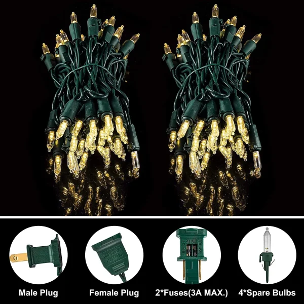 300 LED Warm White Led String Lights 26.25ft 7 300 LED Warm White Led String Lights 26.25ft - Image 5