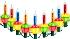 9 LED Multicolor Christmas Bubble String Lights 8.8ft -Christmas Decorations 8.8ft 9 Count Multicolor Christmas Bubble String Lights 3 result 600x338 1