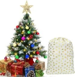 Prelit Tabletop Christmas Tree With Decoration Kit And Gift Box Decoration 24in
