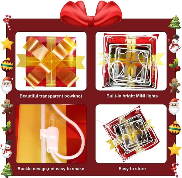 3pcs Decorative PVC Christmas Light Box 7 3pcs Decorative PVC Christmas Light Box - Image 5