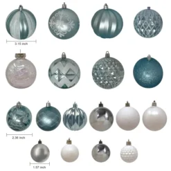 87pcs White And Baby Blue Christmas Ornaments 10 87pcs White And Baby Blue Christmas Ornaments -Christmas Decorations 87ct Assorted Red amp White Christmas Ornaments Set with Pine Corn 3 result 600x600 1