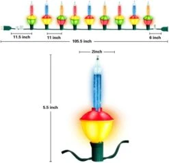 2x9 LED Multicolor Bubble String Lights 8.8ft 11 2x9 LED Multicolor Bubble String Lights 8.8ft -Christmas Decorations 8 2b48b085 a18e 4c60 9d4c 6cfbaede0a4b 600x577 1