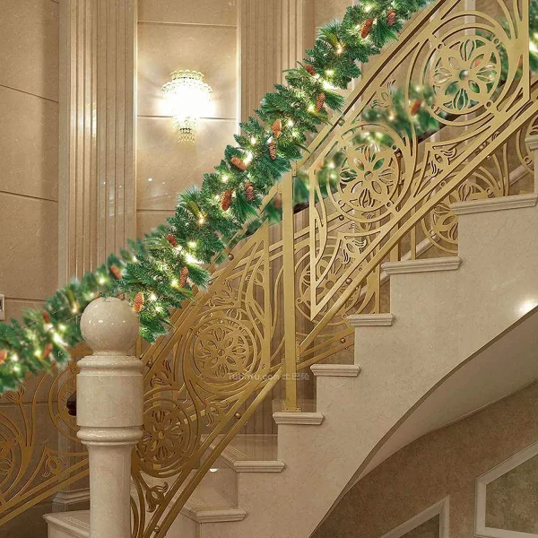 50 Lights Carolina Pine Artificial Garland 9ft 3 50 Lights Carolina Pine Artificial Garland 9ft