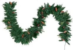 50 Lights Carolina Pine Artificial Garland 9ft 10 50 Lights Carolina Pine Artificial Garland 9ft -Christmas Decorations 9 ft Carolina Pine Artificial Garland with 50 Lights amp Decorations 3 result 600x416 1