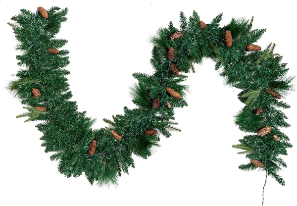 50 Lights Carolina Pine Artificial Garland 9ft 5 50 Lights Carolina Pine Artificial Garland 9ft - Image 3