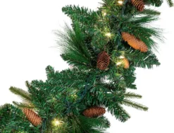 50 Lights Carolina Pine Artificial Garland 9ft 11 50 Lights Carolina Pine Artificial Garland 9ft -Christmas Decorations 9 ft Carolina Pine Artificial Garland with 50 Lights amp Decorations 4 result 600x457 1