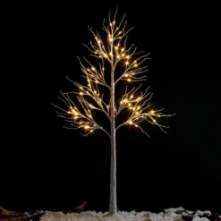 96 LED White Birch Tree Decoration With Lights 6ft 12 96 LED White Birch Tree Decoration With Lights 6ft -Christmas Decorations 96 LED White Birch Tree Decoration with Lights 6ft 4 600x600 1