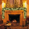 Pre Lit Christmas Garland 9ft 1 Pre Lit Christmas Garland 9ft -Christmas Decorations Artificial Holiday Garland with 50 Lights 9 ft 1 result 600x600 1