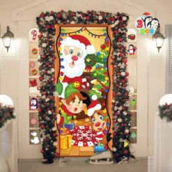 Christmas Door Cover With Window Clings 13 Christmas Door Cover With Window Clings -Christmas Decorations Christmas Door Cover with Window Clings 2 result 600x600 1