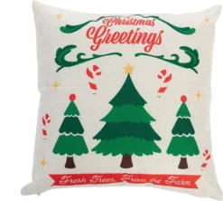 4pcs Rustic Farmhouse Christmas Pillow Covers 18x18in -Christmas Decorations Christmas Farmhouse Pillow Cover 4 Pcs 5 result 600x540 1