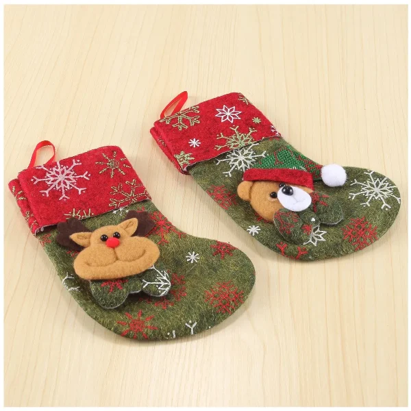 12pcs 3D Mini Christmas Stockings Decoration 8 12pcs 3D Mini Christmas Stockings Decoration - Image 6