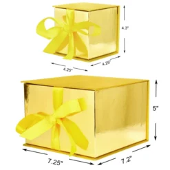 2pcs Christmas Gold Glitter Gift Box 13 2pcs Christmas Gold Glitter Gift Box -Christmas Decorations Christmas Small Gift Box with Gold Paper Fill 6 result 600x600 1