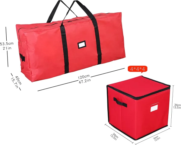 Ornament Storage And Christmas Tree Storage Bag 48in 7 Ornament Storage And Christmas Tree Storage Bag 48in - Image 5