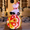 6ft Christmas Unicorn With Ornaments LED Inflatable Yard Decor 1 6ft Christmas Unicorn With Ornaments LED Inflatable Yard Decor -Christmas Decorations Christmas Unicorn with Ornaments 6ft 2 1 600x600 1