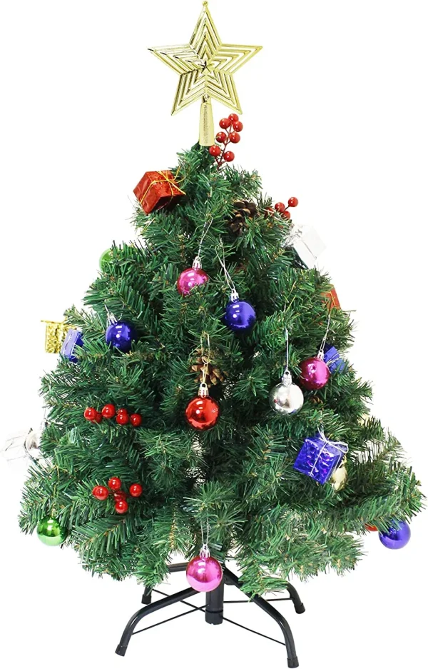 DIY Artificial Prelit Christmas Trees 2.5ft 4 DIY Artificial Prelit Christmas Trees 2.5ft - Image 2