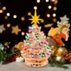 9.25in Prelit Gold Ceramic Tabletop Christmas Tree -Christmas Decorations Gold Ceramic Christmas Tree 9in 1 result 600x600 1
