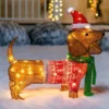 2ft LED Dog Christmas Decoration 2 2ft LED Dog Christmas Decoration -Christmas Decorations LED Yard Lights Tinsel Wiener Dog 2ft 6 600x600 1