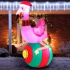 6ft Christmas Inflatable Flamingo On Ornament 1 6ft Christmas Inflatable Flamingo On Ornament -Christmas Decorations Large Flamingo on Ornament Inflatable 6ft 1 result 600x600 1
