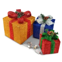 Lighted Gift Boxes 8 Lighted Gift Boxes -Christmas Decorations Lighted Gift Boxes 3 result 600x600 1
