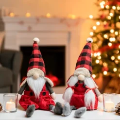 Nordic Style Christmas Gnome Couple