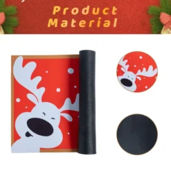 Peeking Reindeer Christmas Doormat 11 Peeking Reindeer Christmas Doormat -Christmas Decorations Peeking Reindeer Doormat 4 result 600x600 1