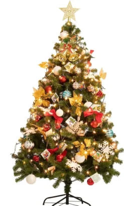 Prelit Christmas Tree With Decoration Kit 6ft 10 Prelit Christmas Tree With Decoration Kit 6ft -Christmas Decorations Prelit Christmas Tree with Decoration Kit 6ft 2 600x997 1