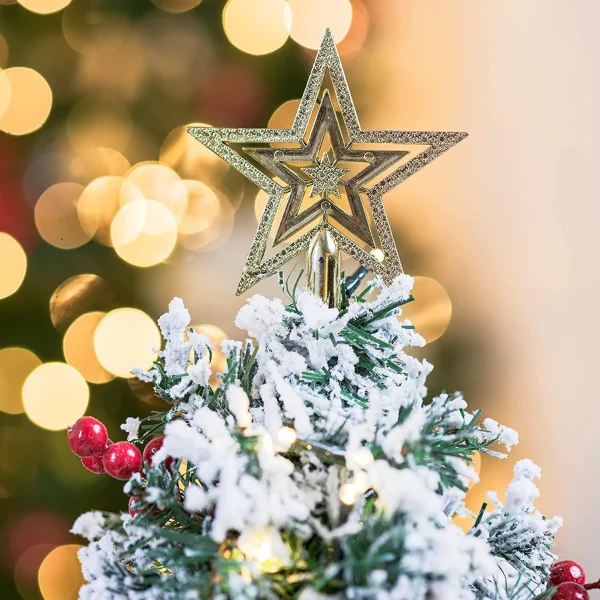 Prelit LED Artificial Mini Christmas Tree 7 Prelit LED Artificial Mini Christmas Tree - Image 5