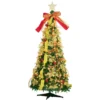 6ft Push Bubble Up Christmas Tree With Lights And Decorations 2 6ft Push Bubble Up Christmas Tree With Lights And Decorations -Christmas Decorations Pull Up Christmas Tree with Accessories 6ft 5