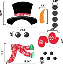 Snowman Handle Covers And Magnets Kitchen Christmas Decor -Christmas Decorations Refrigerator Magnets amp 3 Handle Covers Snowman 4 result 600x608 1