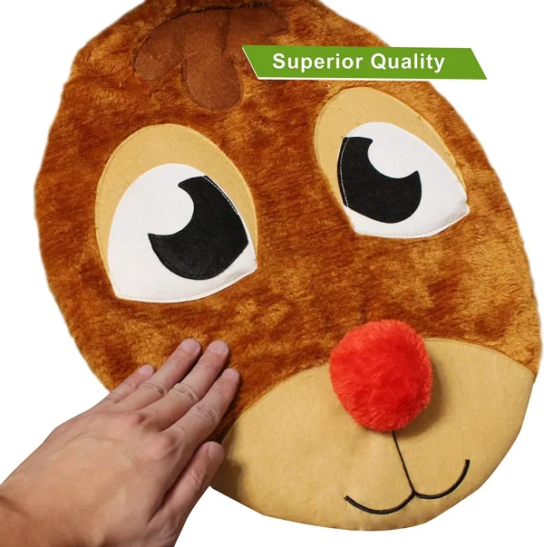 5Pcs Reindeer Christmas Toilet Seat Cover 7 5Pcs Reindeer Christmas Toilet Seat Cover - Image 5