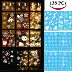 38Pcs Snowflake Window Clings Decal Stickers 13 38Pcs Snowflake Window Clings Decal Stickers -Christmas Decorations Snowflake Window Clings Decal Stickers 38 Pcs 6 result 600x602 1
