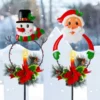 2pcs Snowman And Santa LED Christmas Solar Stake Lights 2 2pcs Snowman And Santa LED Christmas Solar Stake Lights -Christmas Decorations Snowman Santa Yard Stake Light 5 result 600x600 1