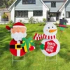 2pcs Snowman And Santa With Circle Belly Metal Yard Signs 2 2pcs Snowman And Santa With Circle Belly Metal Yard Signs -Christmas Decorations Snowman and Santa Garden Signs 1 result 600x600 1